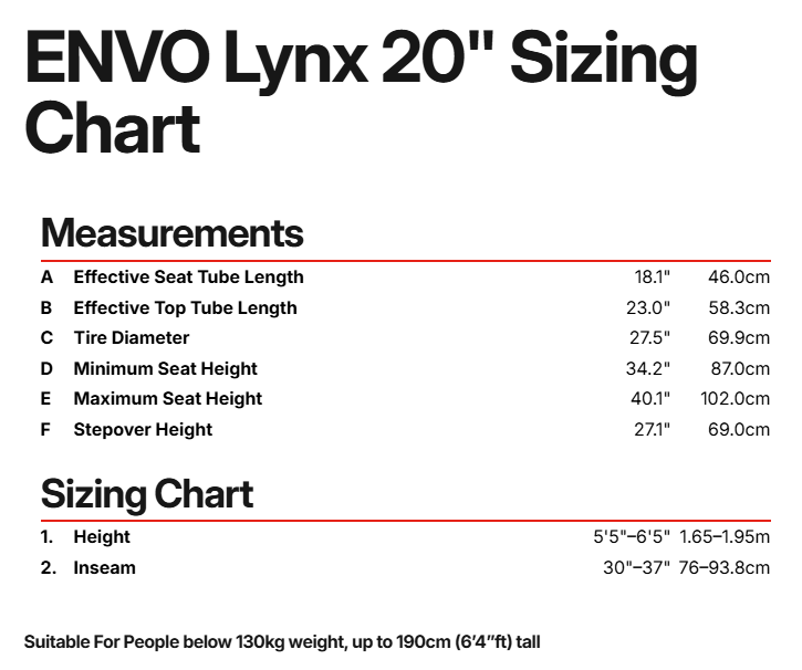 ENVO Lynx 20 Electric Bike