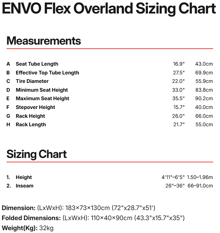 ENVO Flex Overland Bike