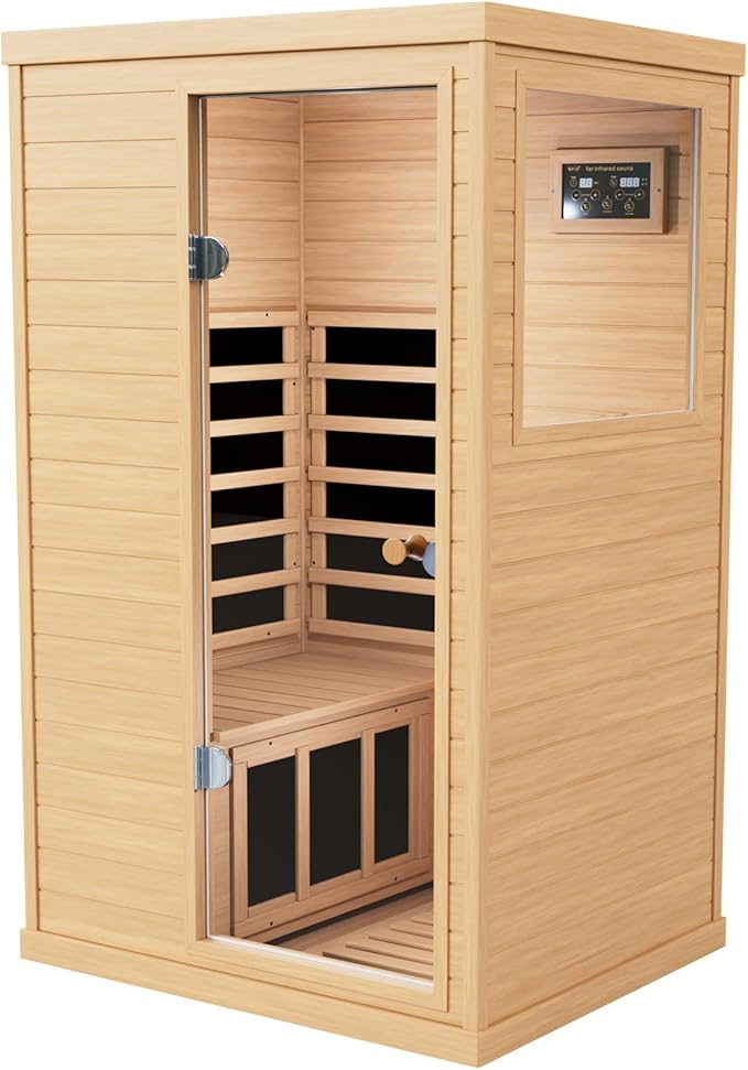 Infrared Wooden Sauna 1 Person