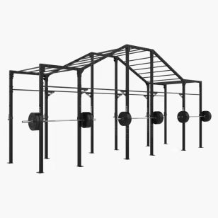 24′ Monkey Bar Functional Rig – 6-Station Pull-Up & Strength Training Rig