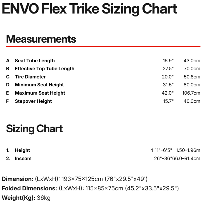 ENVO Flex Trike