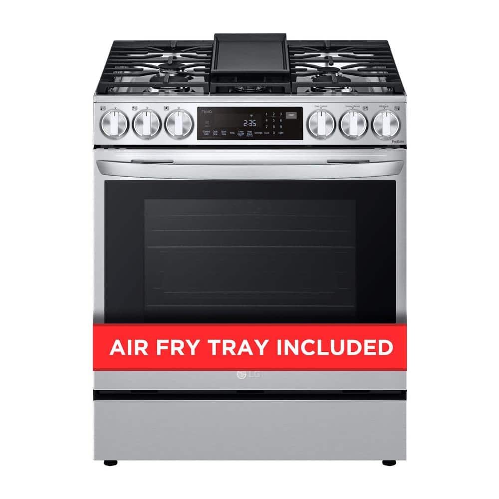 Gas Range with EasyClean, Instaview and Air Fry in Printproof Stainless Steel